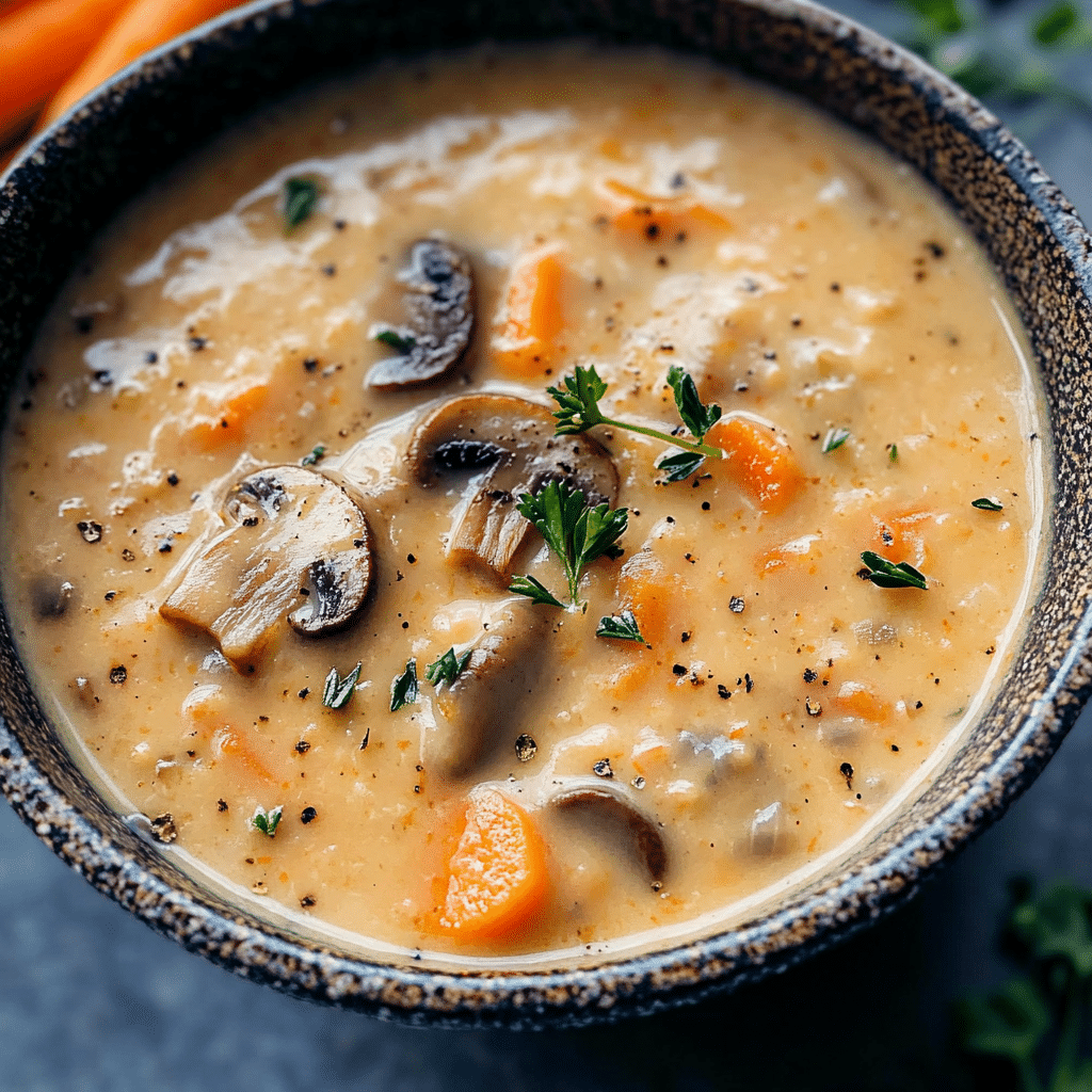 Mushroom Carrot Soup