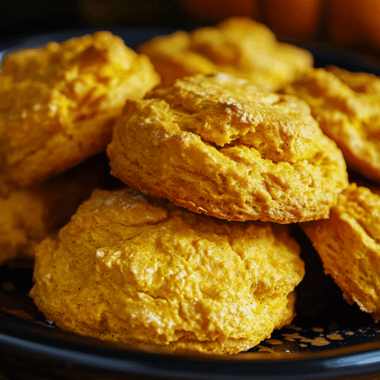 Air Fryer Pumpkin Biscuits