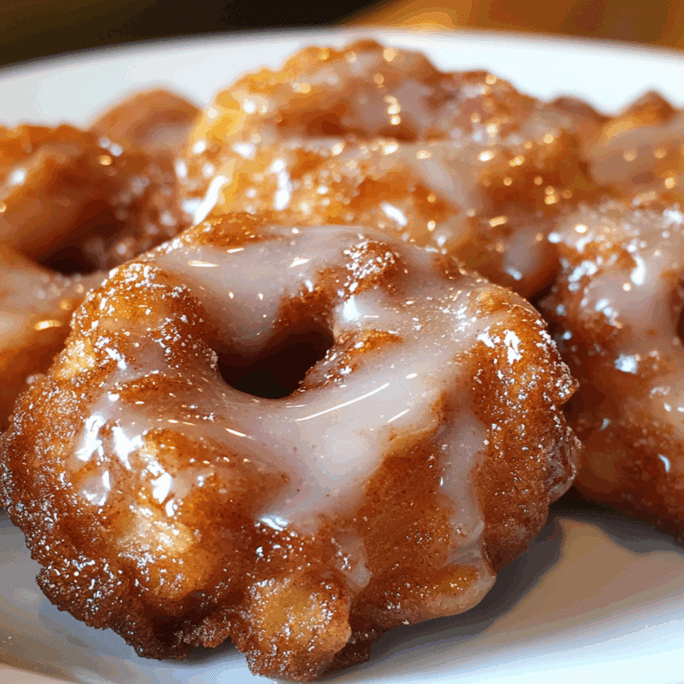 Baked Apple Fritters with Cinnamon Glaze