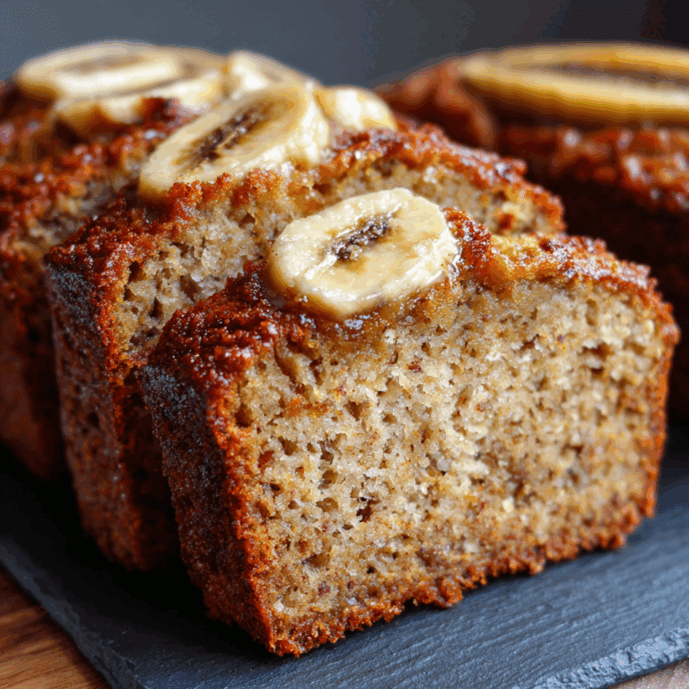 Banana Bread with Homemade Oat Flour