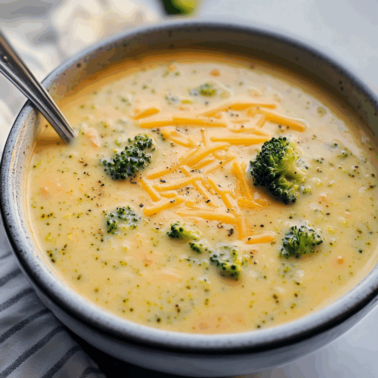 Broccoli Cheddar Soup