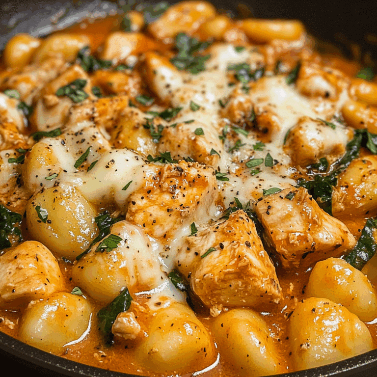 Cajun Chicken Gnocchi Skillet