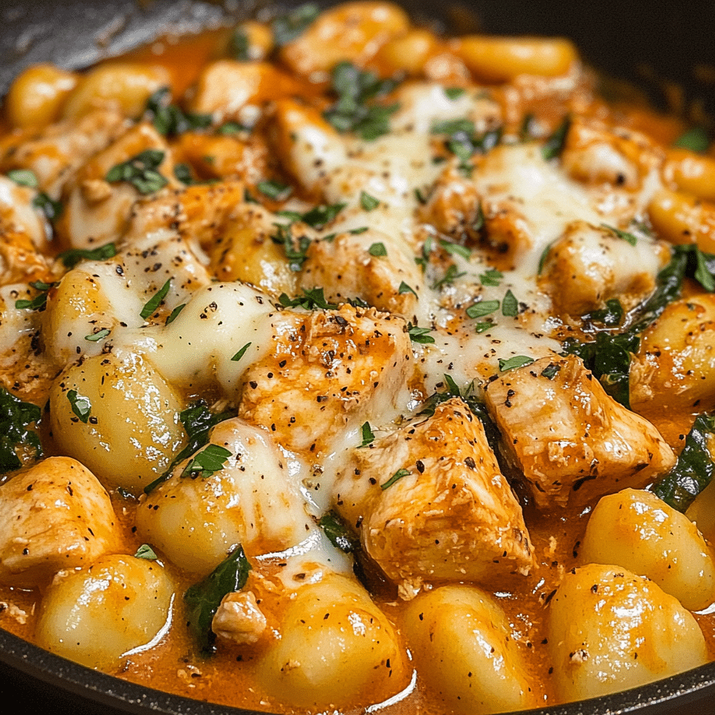Cajun Chicken Gnocchi Skillet