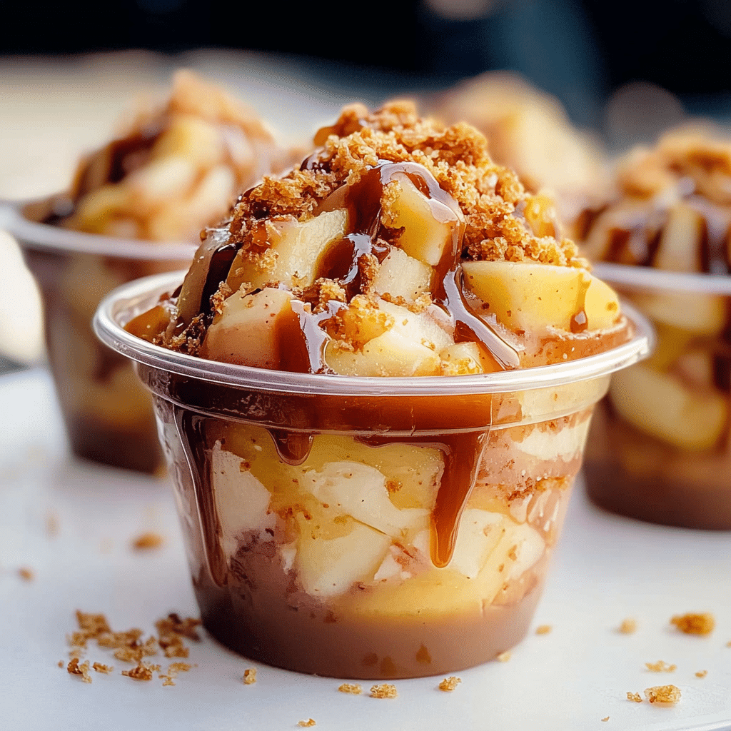 Caramel Apple Dessert Cups