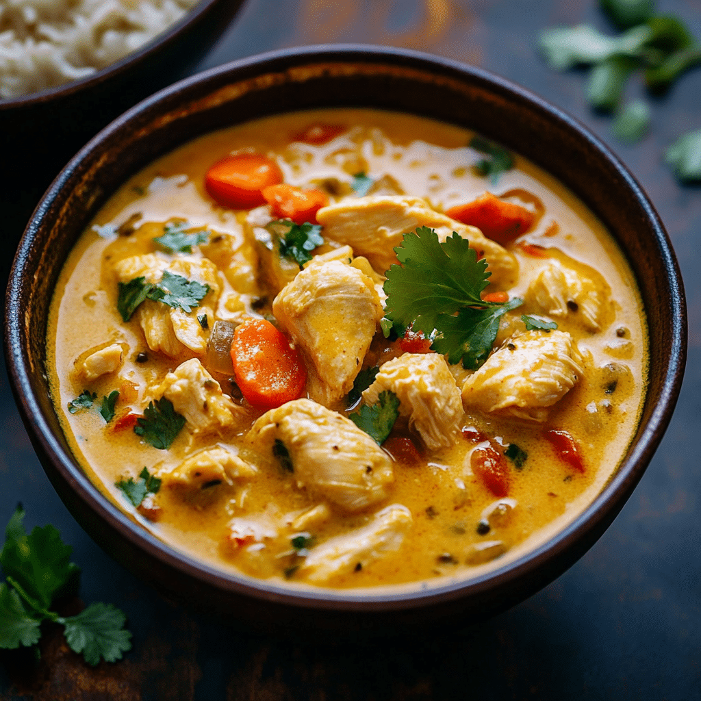 Chicken Curry Rice Soup