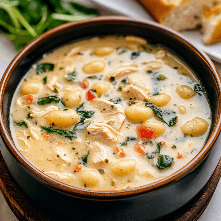 Chicken Gnocchi Soup