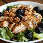 Chicken Salad with Blackberries and Walnuts