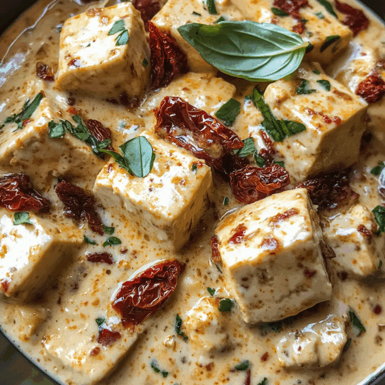 Creamy Marry Me Tofu with Sun-Dried Tomatoes