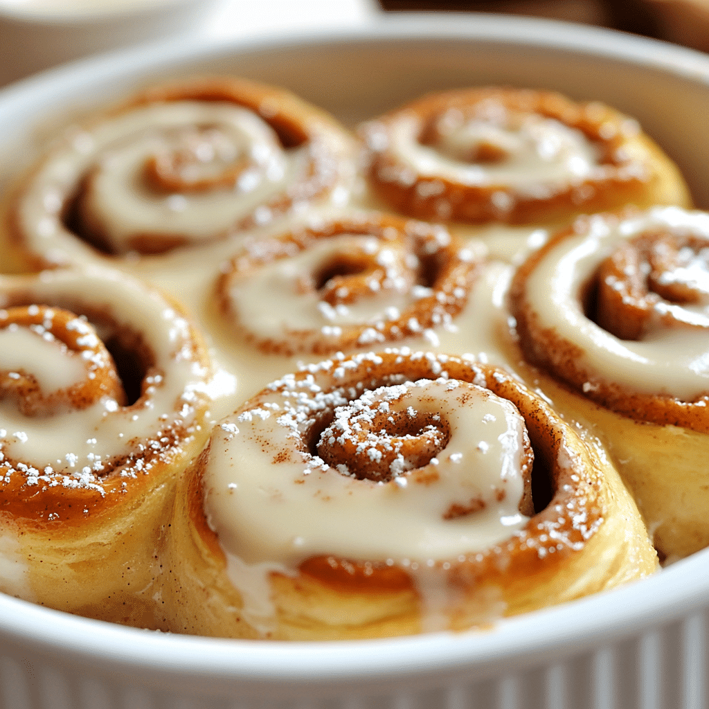 Festive Cinnamon Rolls with Cream Cheese Frosting