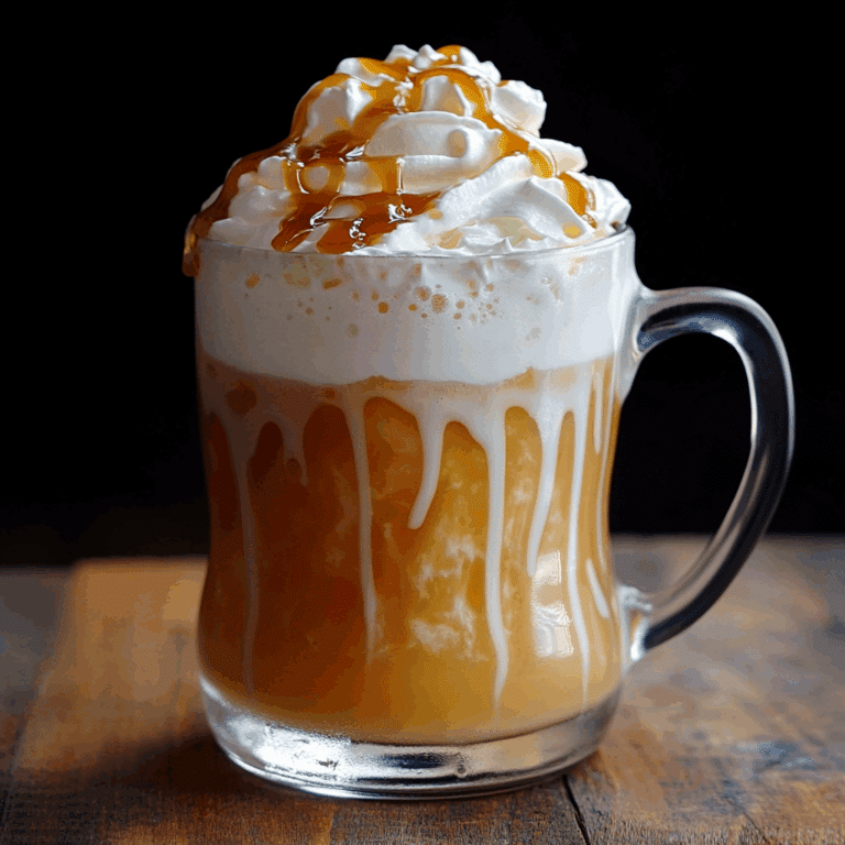 Homemade Butterbeer Drink
