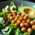 Honey Roasted Chickpea and Avocado Salad