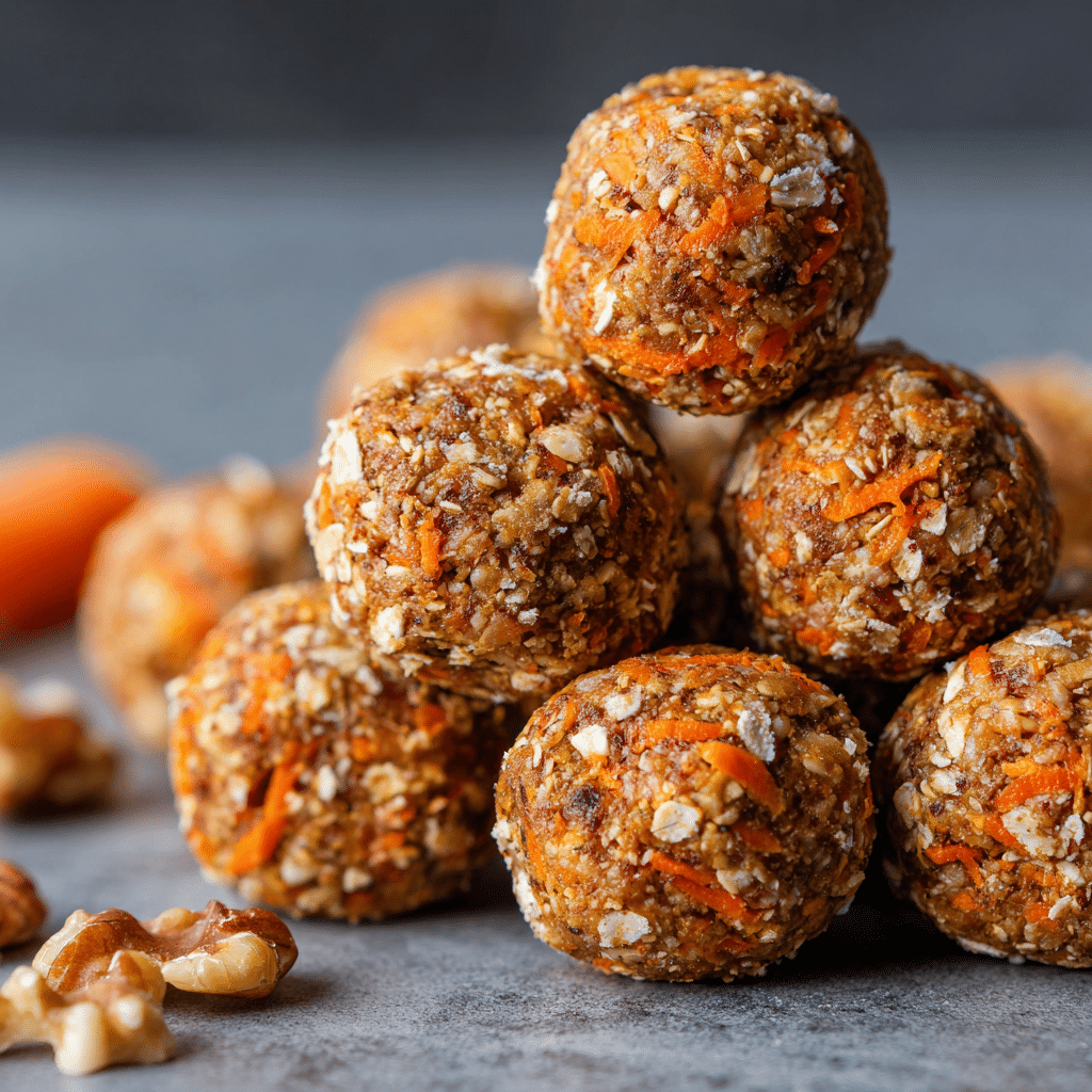 No-Bake Carrot Cake Energy Bites