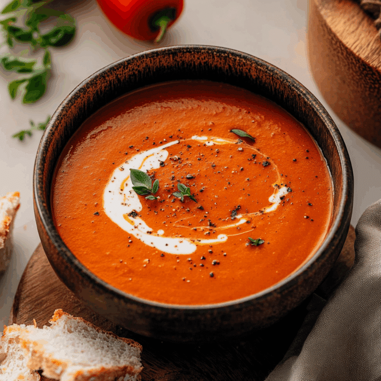 Roasted Red Pepper Soup