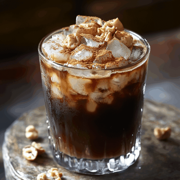 Spiced Hazelnut Cold Brew Coffee