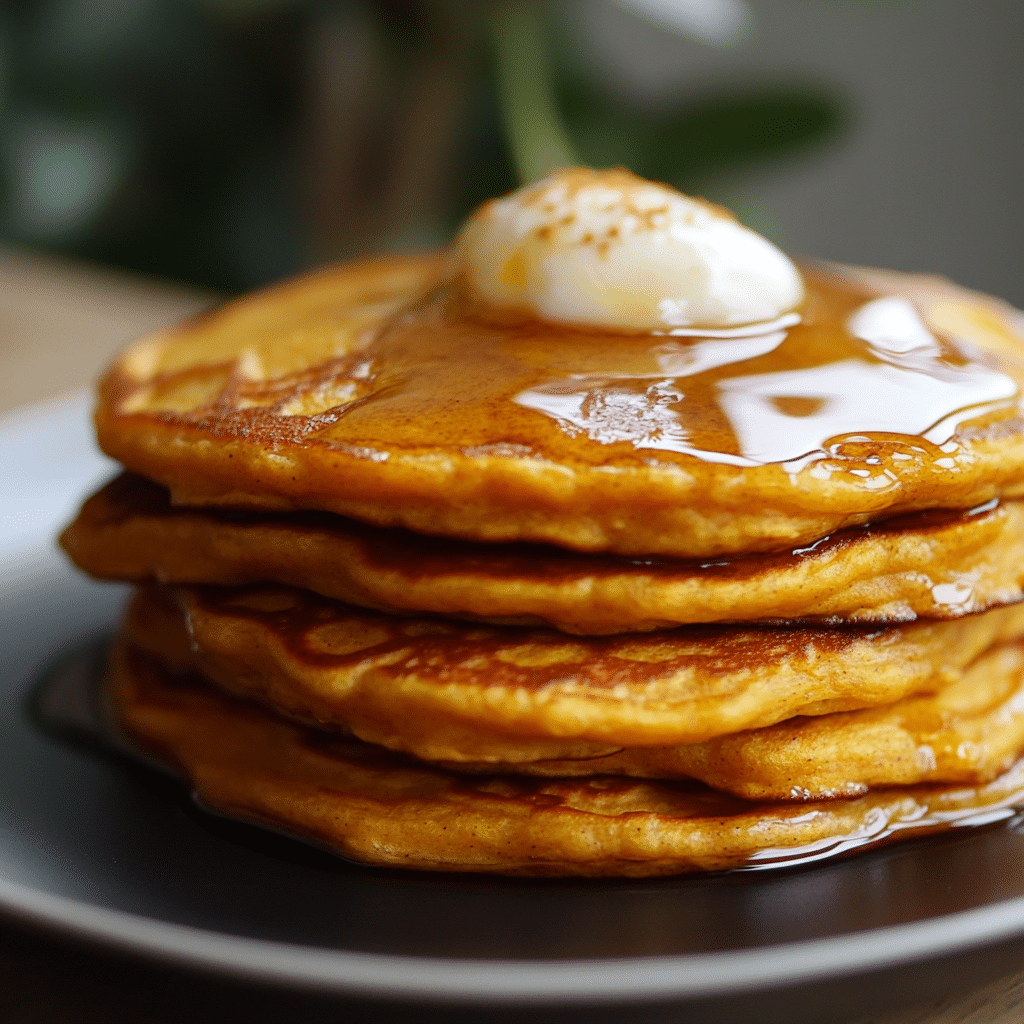 Sweet Potato Pancakes with Warm Spices