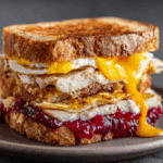 Thanksgiving Leftover Breakfast Sandwich
