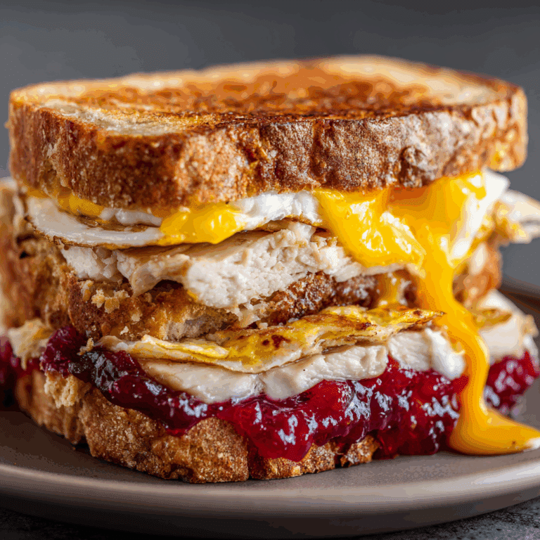 Thanksgiving Leftover Breakfast Sandwich