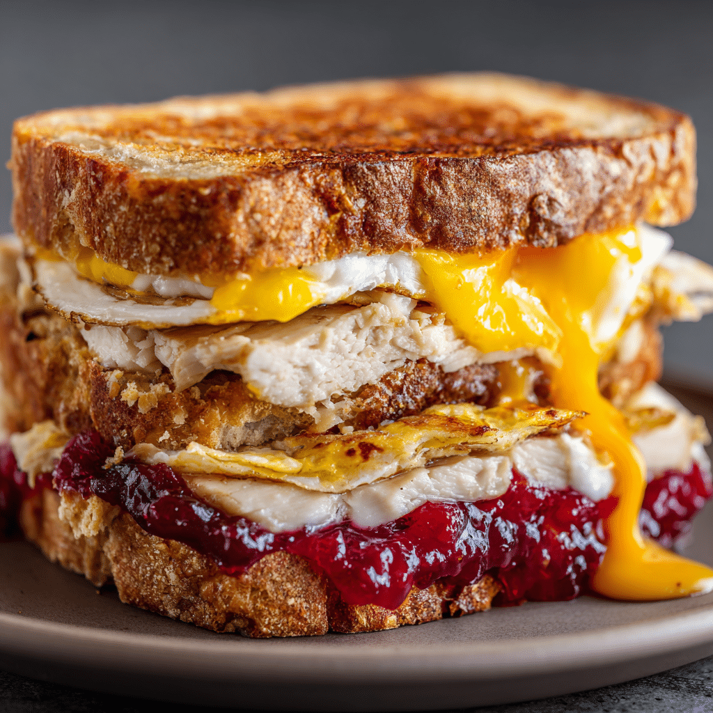 Thanksgiving Leftover Breakfast Sandwich