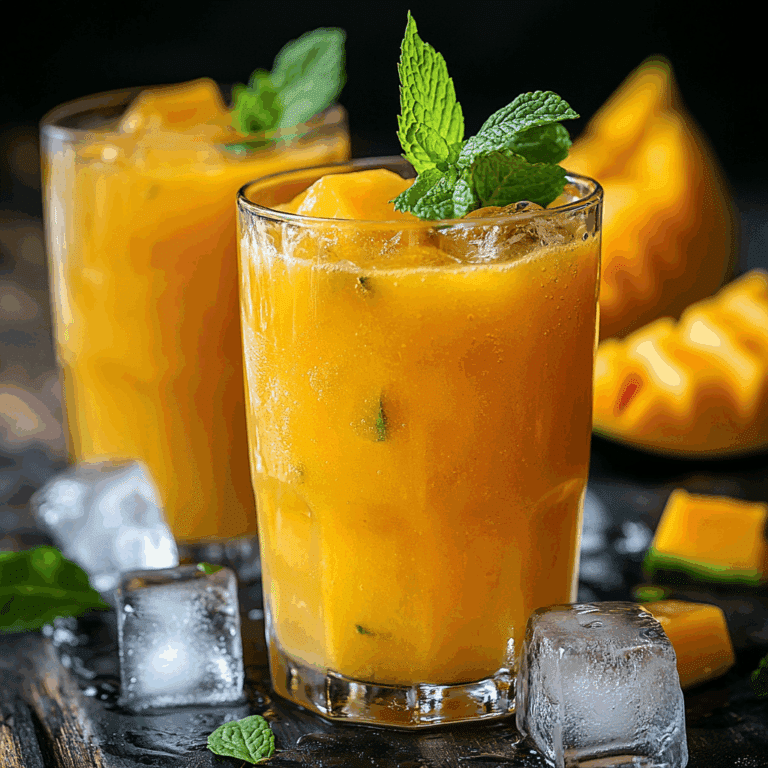 Tropical Mango Mocktail