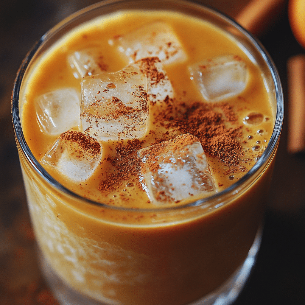 Vegan Pumpkin Pie Mocktail