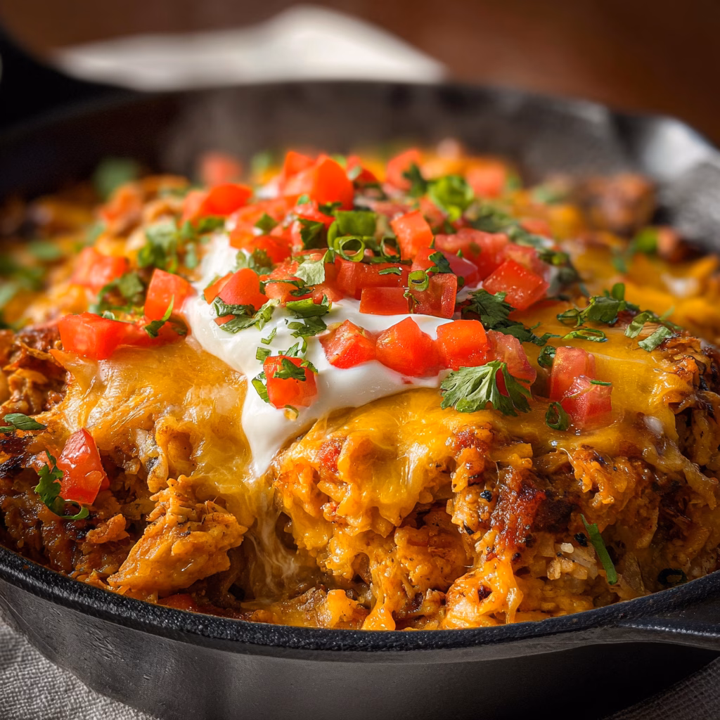 Chicken Taco Casserole
