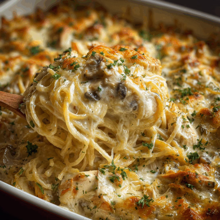 Chicken Tetrazzini Casserole