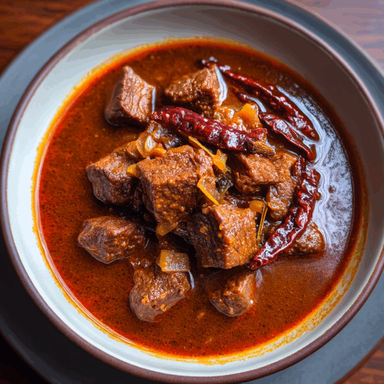 Chile Colorado with Beef