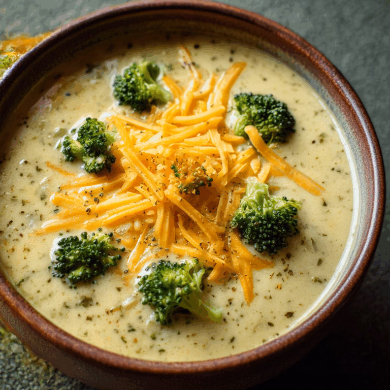 Creamy Broccoli Cheddar Soup