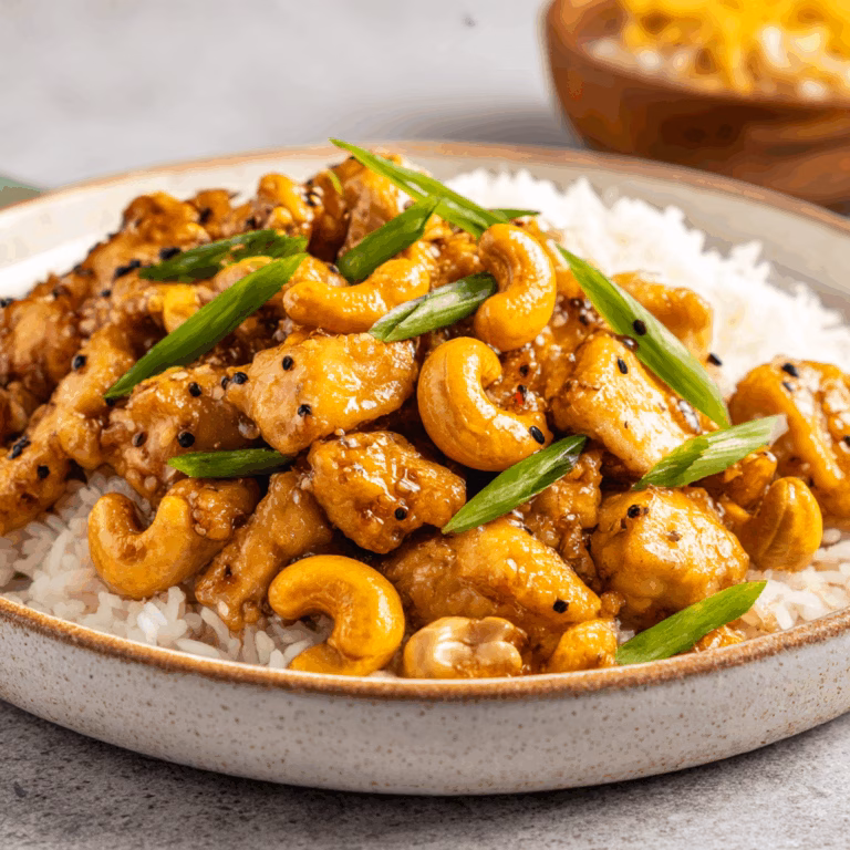 Crispy Cashew Chicken