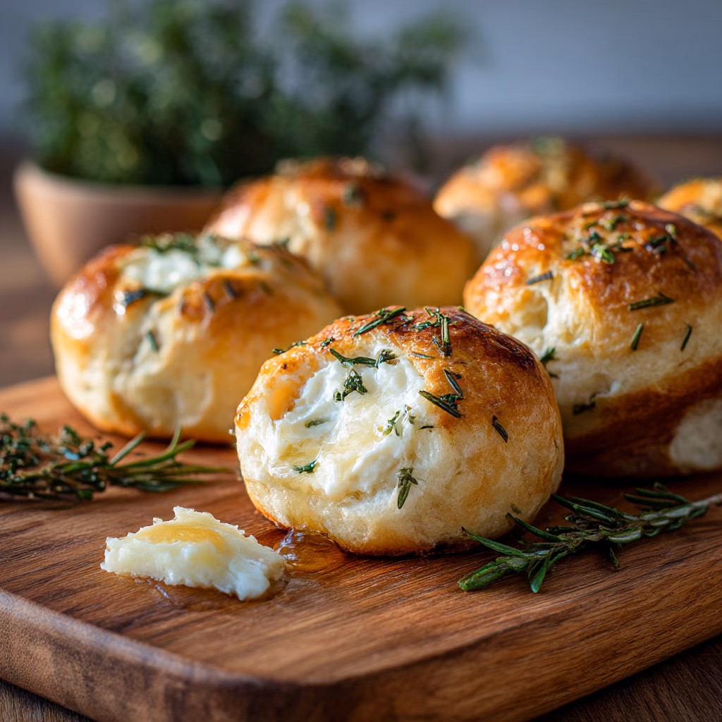 Goat Cheese Stuffed Rolls