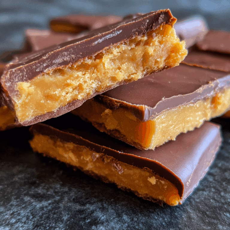 Homemade Butterfingers with Peanut Butter and Chocolate