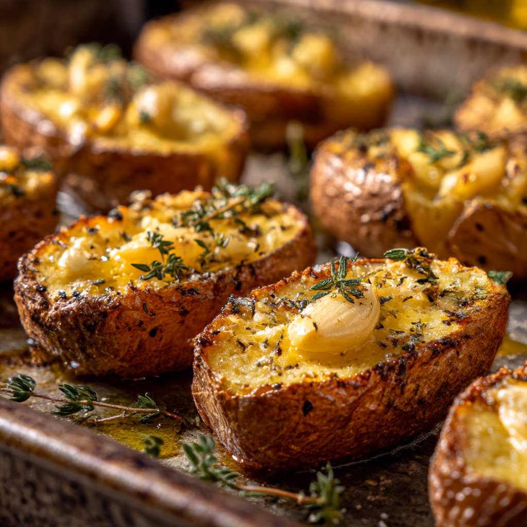Oven-Baked Domino Potatoes
