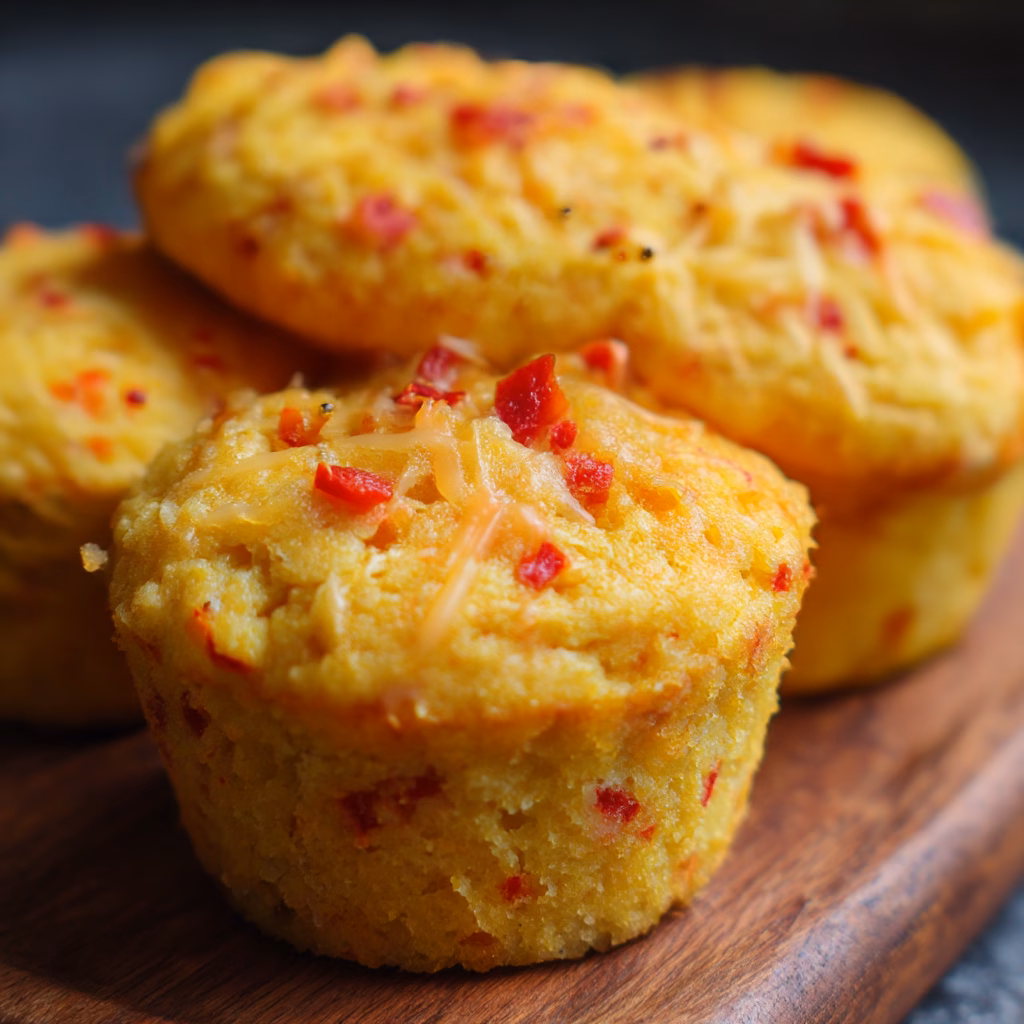 Pimiento Corn Muffins