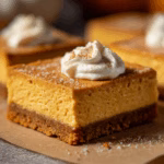 Pumpkin Cheesecake Bars