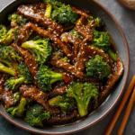 Sesame Beef and Broccoli Stir Fry