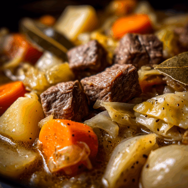 Slow Cooker Beef and Cabbage Stew