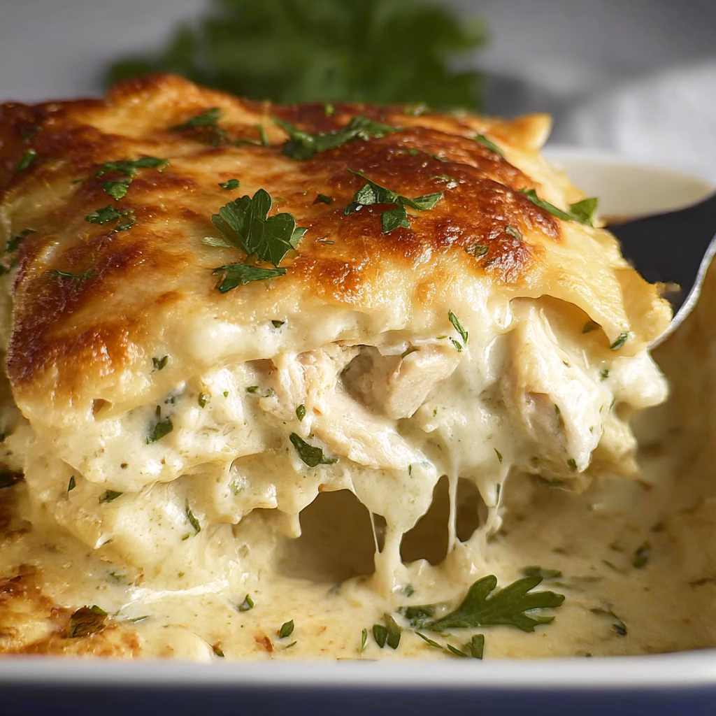 White Chicken Lasagna