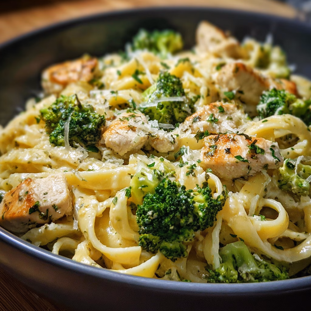 Chicken Broccoli Alfredo Pasta