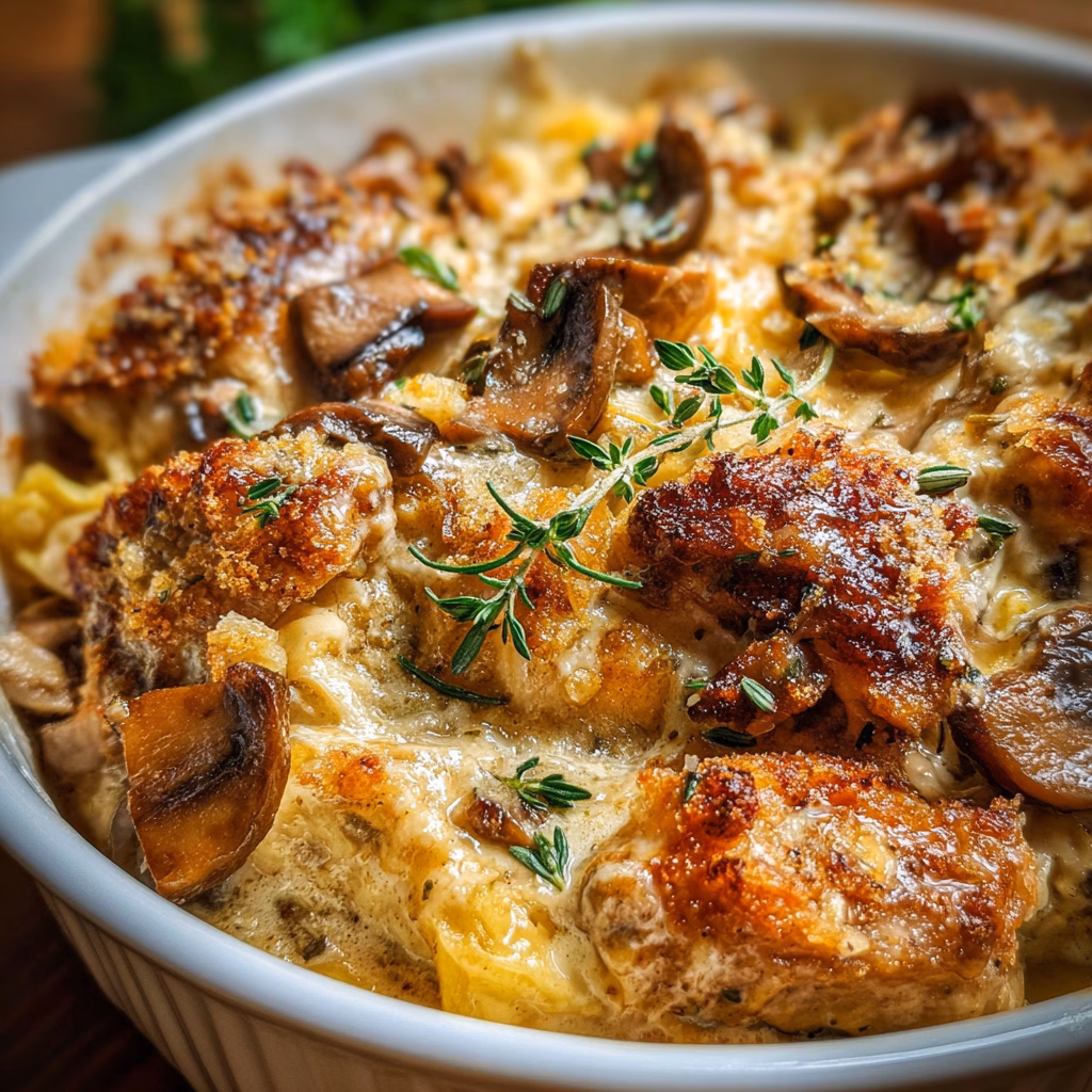 Chicken Casserole with Mushrooms