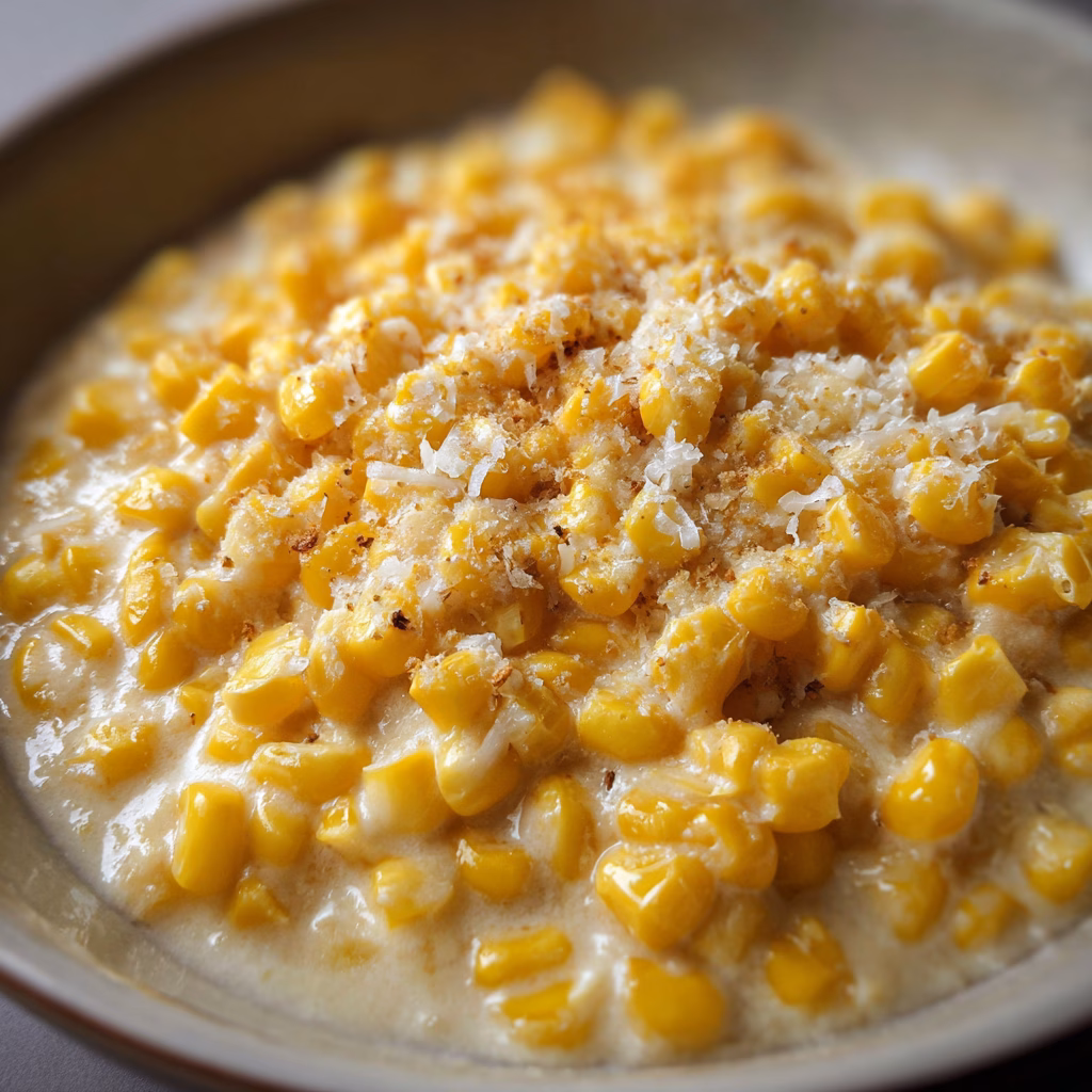 Creamed Corn with Parmesan