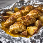 Honey Mustard Chicken Foil Packets
